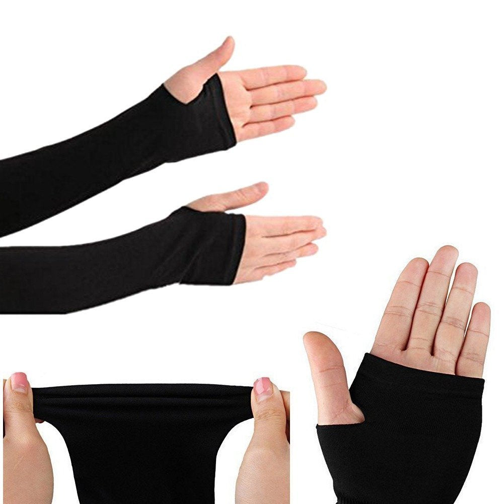 Full Arm Sleeves Gloves,Riding Gloves, Sun Protective Full Hand Gloves 1 Pair