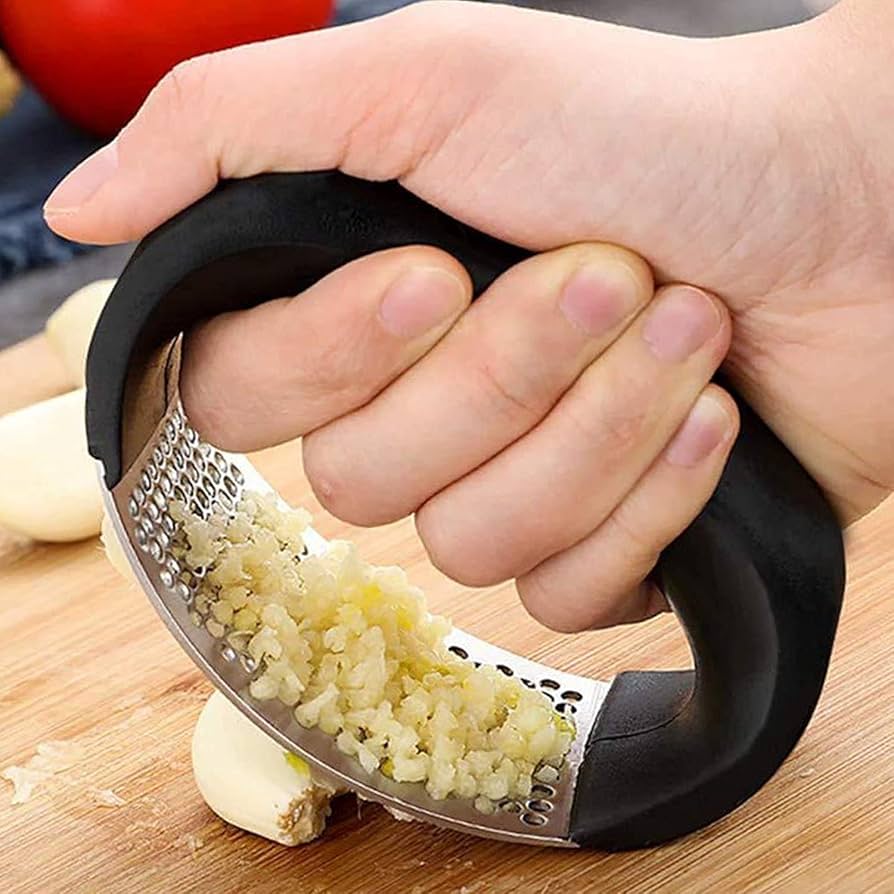 Stainless Steel Garlic Presser