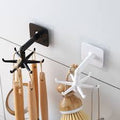 Self-Adhesive Rotating Hooks (Pack of 2)