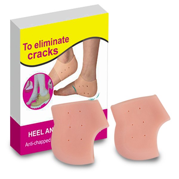 Silicone Heel Anti Crack Sets (1 pair)