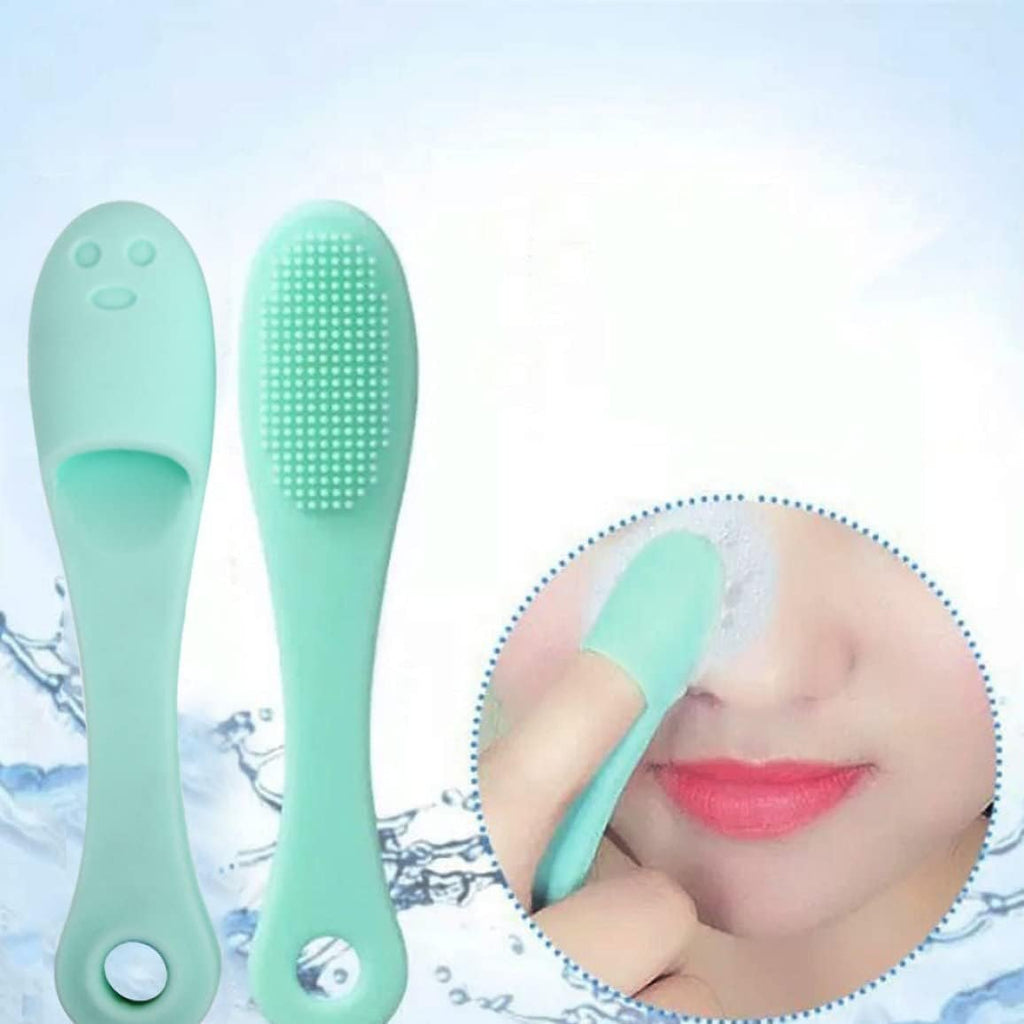Face Scrubber, Soft Silicone Nose Cleaning Brush Exfoliator Brush, Finger Brush (1 PCS)